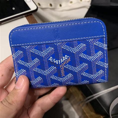 mens wallet goyard|goyard zipper wallet.